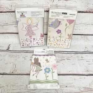 BOMBAY KIDS Fairy Princess Wall Decal Stickers and Border